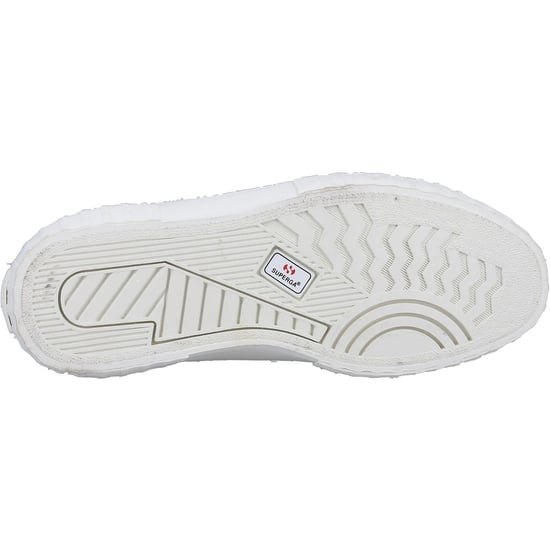 Superga 2631 Kalfsleer Details Vrouwen Wit Avorio/Leopard Spots Trainers - Image 3