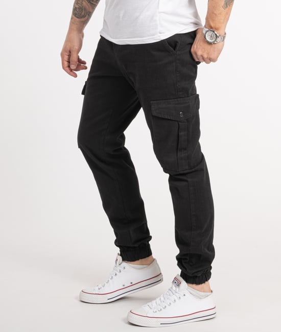 Rock Creek Cargohose Schwarz