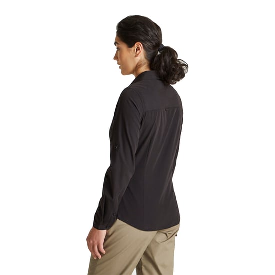 Craghoppers Womens/Ladies Expert Kiwi Long-Sleeved Shirt (Black)