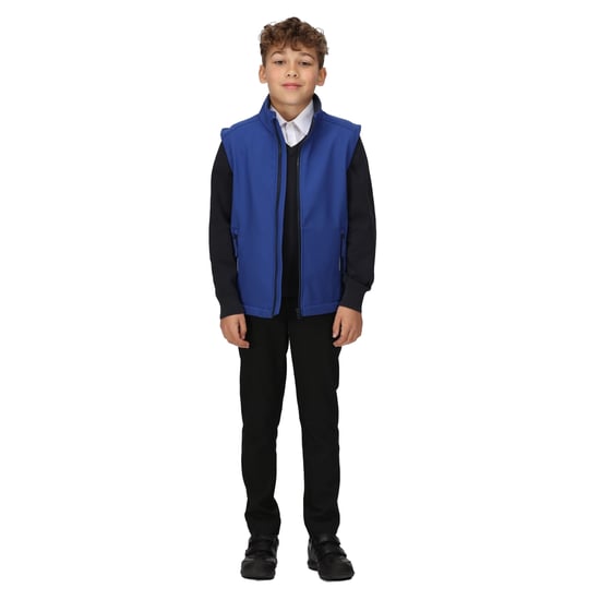 Regatta Childrens/Kids Ablaze Softshell Reflective Gilet (New Royal/Navy)