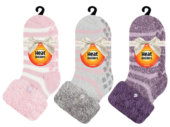 Heat Holders - Set van 3 gevoerde antislipsokken voor dames - Pack 8 - Image 2