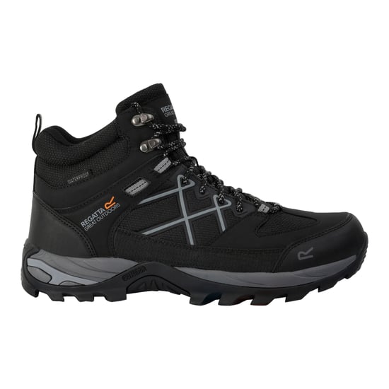 Regatta Mens Samaris III Walking Boots (Black/Graphite Black)