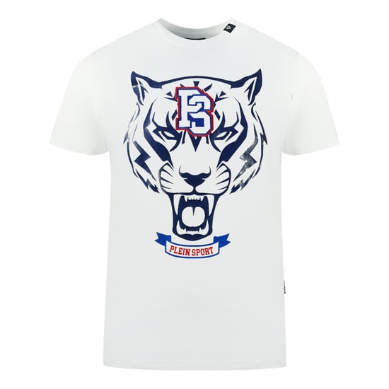 Plein Sport PS Tiger Logo Witte T-Shirt - Image 1
