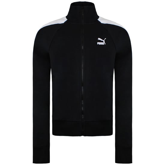 Puma Klassiek T7 Dames Zwart Track Jacket - Image 1