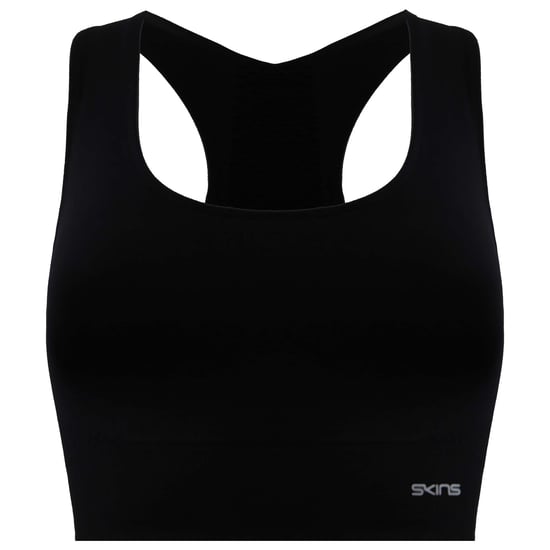 Skins DNAmic Base Dames Zwarte Sportbeha - Image 1