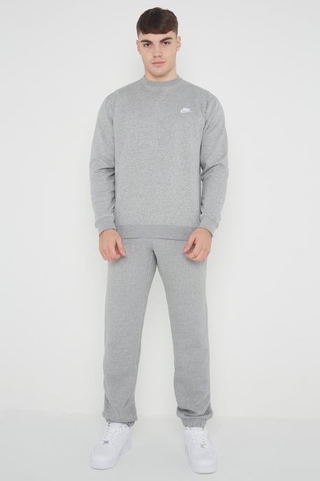 Nike Heren Club Fleece volledig trainingspak set grijs - Image 1