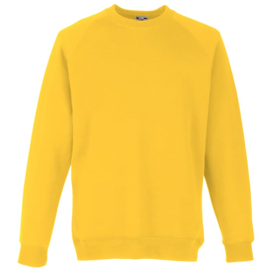 Fruit Of The Loom Kinderen Unisex Raglan mouwen Sweatshirt (Zonnebloem) - Image 1