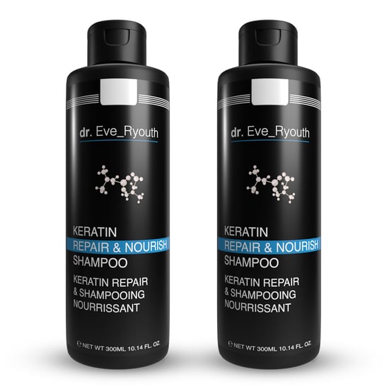 Keratine Repair & Nourish Shampoo 300 ml x 2 - Image 1