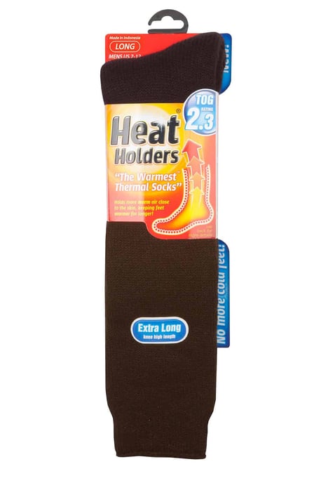 Heat Holders - Lange thermo herensokken - Bruin - Image 2