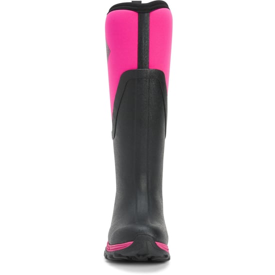 Muck Boots Arctic Sport II Tall Rubberen Zwarte/Roze Regenlaarzen - Image 3