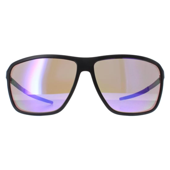 Police Square Mens Matte Black Brown Mirror Violet SPLL15 Solstice 4