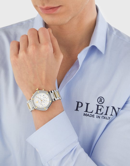 Philipp Plein The Hexagon Chrono Heren Multikleur Horloge PWZBA0423 - Image 3