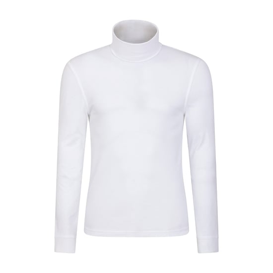 Mountain Warehouse Heren Meribel Katoenen Thermo Top (Wit) - Image 1