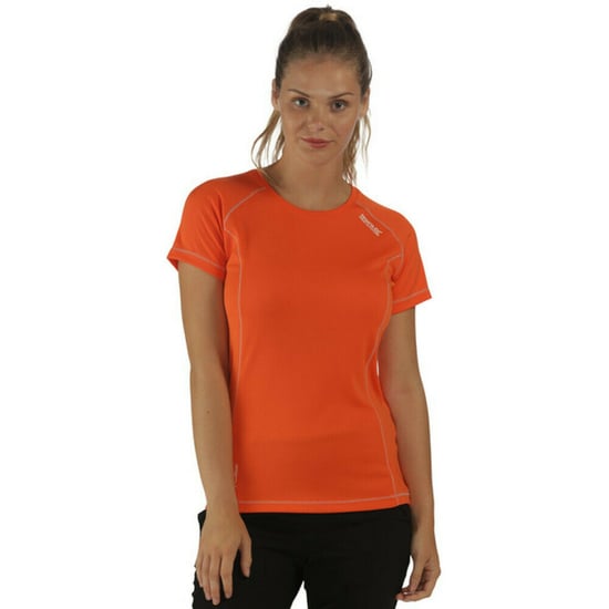 Regatta Great Outdoors Womens/Ladies Virda Short Sleeve Base Layer T-Shirt (Pumpkin)