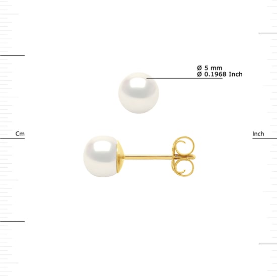 DIADEMA - Earrings - Real Freshwater Pearls