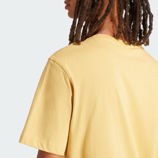 Men's adidas Originals Trefoil Essentials T-Shirt in Oatmeal - Image 5
