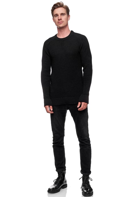 Rusty Neal Trui Casual Fit Trui Zwart - Image 3
