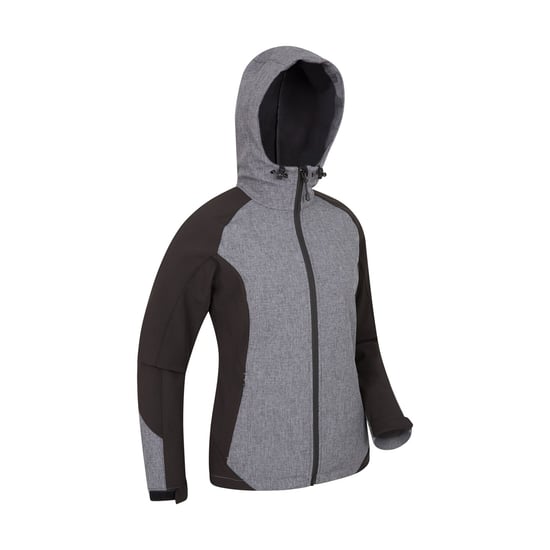 Mountain Warehouse Dames/Dames Illuminate Reflecterende Zachte Shell Jas (Zwart) - Image 3