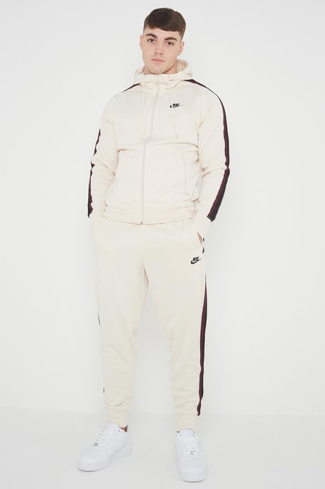 Nike Tribute poly trainingspak voor heren in crème - Image 1