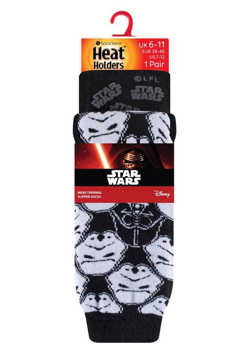 Heat Holders Thermische pantoffelsokken met filmthema voor heren - Storm Trooper - Image 2