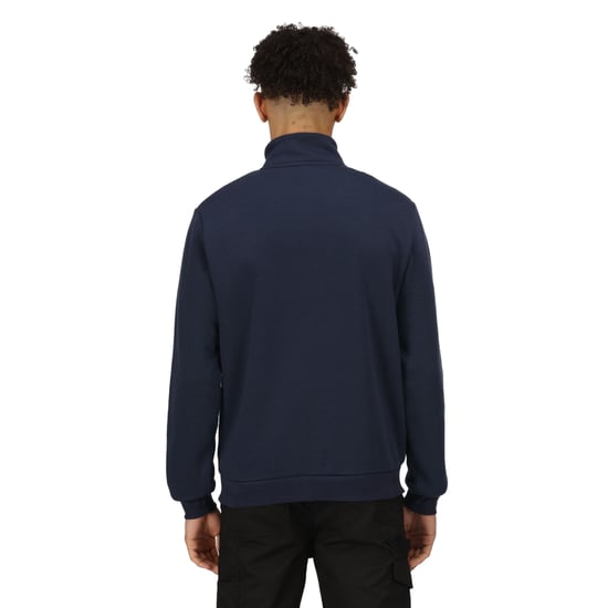 Regatta Mens Pro Quarter Zip Sweatshirt (Navy)