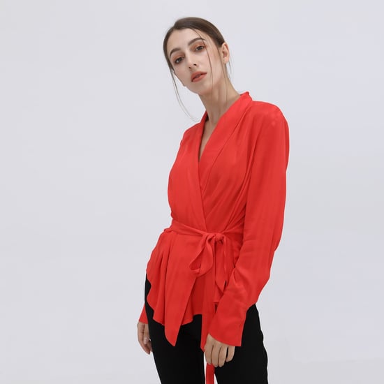 Wrap blouse