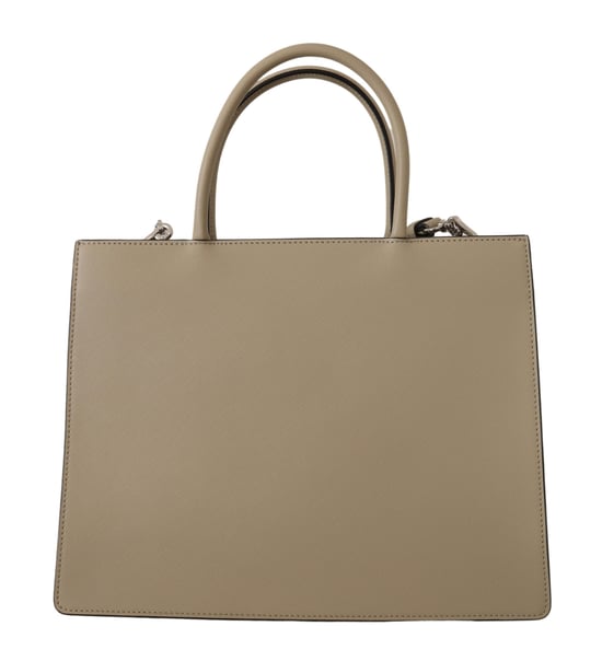 Karl Lagerfeld Sage Green Polyurethane Tote Shoulder Women's Bag