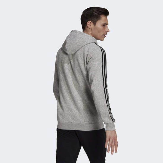 Essentials Fleece 3-Stripes Full-Zip Hoodie - Image 2