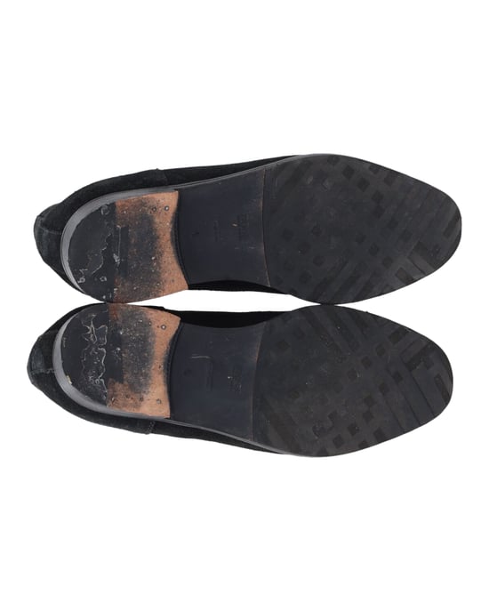 Hugo Boss Desert Veterschoenen Enkellaarsjes in Zwart Suède - Image 6