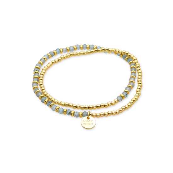 Luxenter Zira bracelet finished in 18k yellow gold