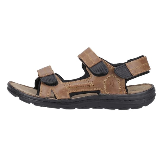 Hush Puppies Heren Alistair Leren Sandalen (Tan) - Image 3