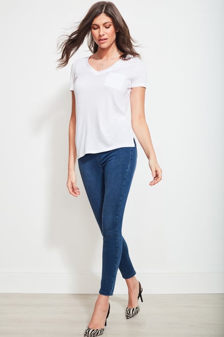 Mid Blue Soft Touch Jeggings