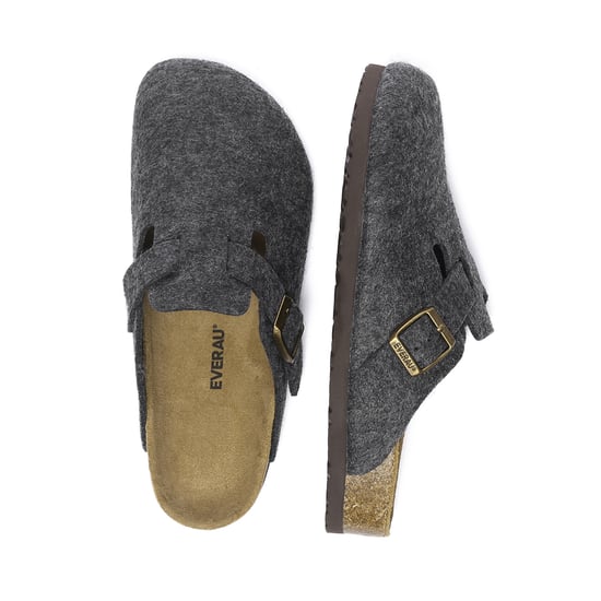 EVER AU Dames Leren Sandalen - Nightjar - Image 3