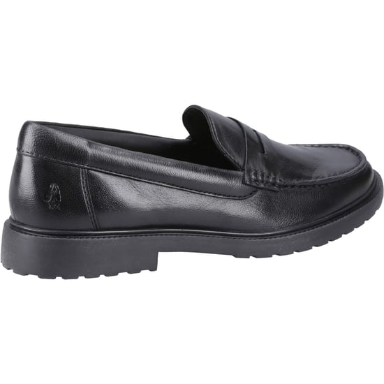 Hush Puppies Verity Slip On Leren Vrouwen Zwarte Loafers - Image 2