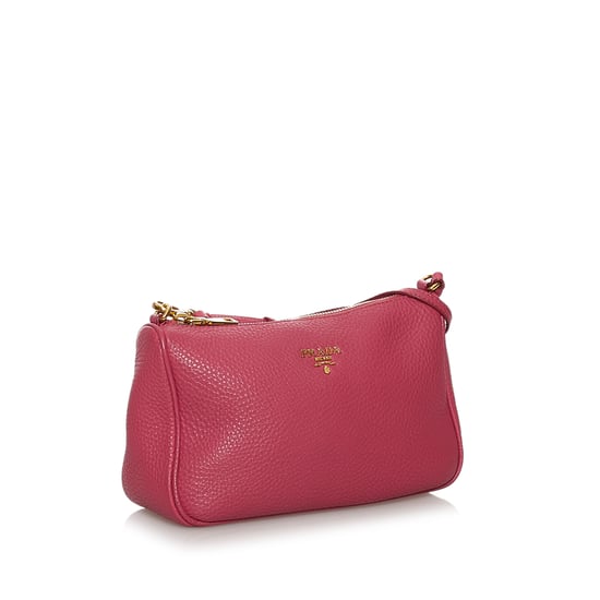 Vintage Prada Leather Baguette Pink - Image 2