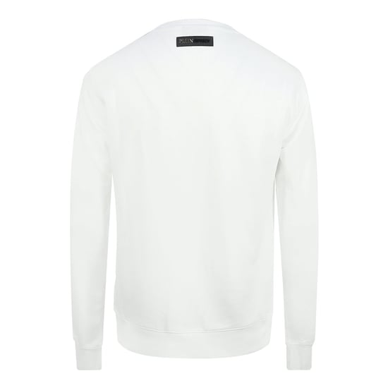 Philipp Plein Sport oranje vet logo witte trui - Image 2