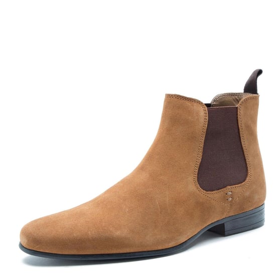 Red Tape Stanway Suede Leather Tan Mens Chelsea Boots