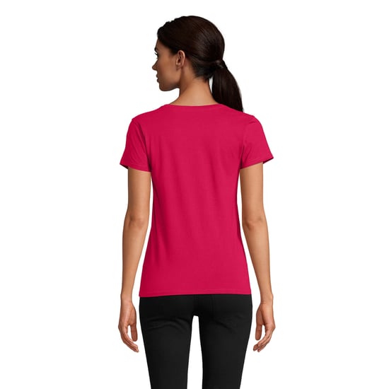 SOLS Dames/Dames Pioneer T-Shirt (Fuchsia) - Image 2