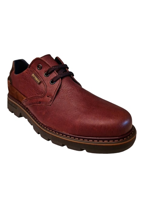 Man's Moccasin Shoe Riverty color red