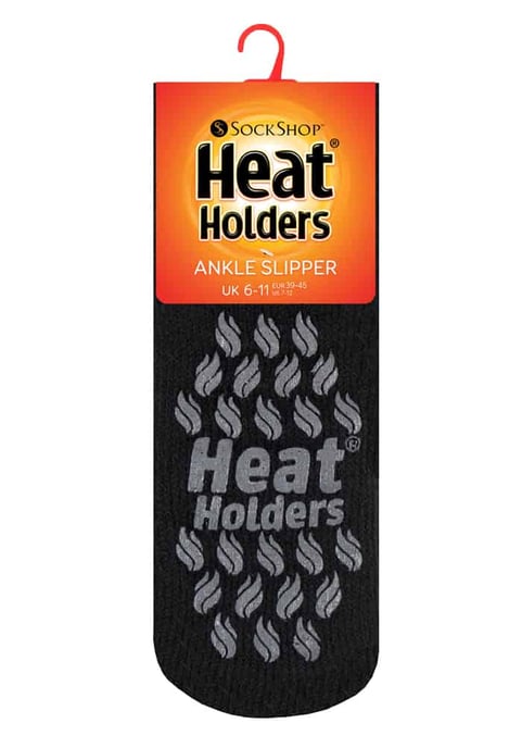 Heat Holders - Thermische pantoffelsokken voor heren - LC Zwart - Image 2