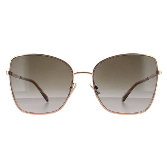 Jimmy Choo Square Womens Copper Gold Grey Gradient ALEXIS/S