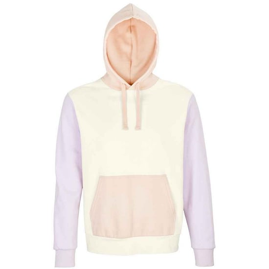 SOLS Unisex Collins Hoodie voor volwassenen (Gebroken Wit/Crème Roze/Crème Blauw) - Image 1