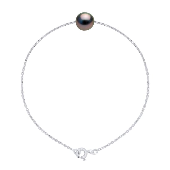 Bracelet Real Cultured Tahiti Pearl Round 8-9 mm