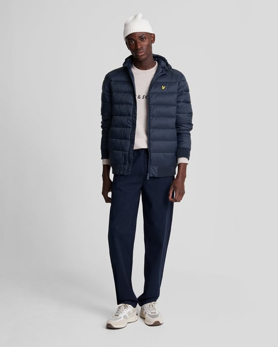 Donker marineblauw gewatteerd gewatteerd jack van Lyle & Scott - Image 3
