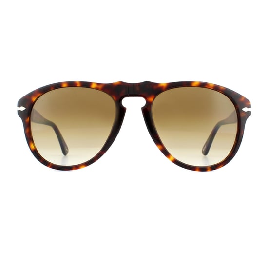 Persol Aviator Mens Havana Brown Gradient Sunglasses