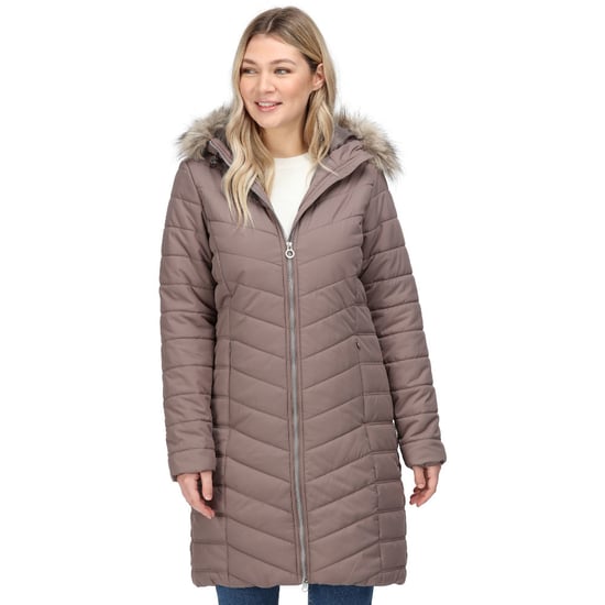 Regatta Womens Fritha Insulated Quilted Parka Coat Jacket