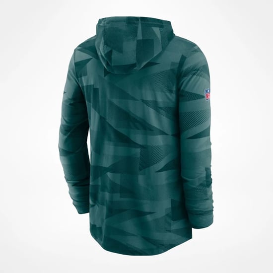 Nike Dri-Fit NFL Philadelphia Eagles Green Pullover Men Sideline Hoodie NKD8 3JD