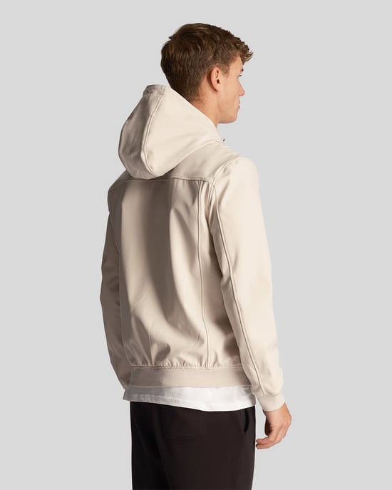 Lyle & Scott Heren Softshell Jack in Grijs - Image 2