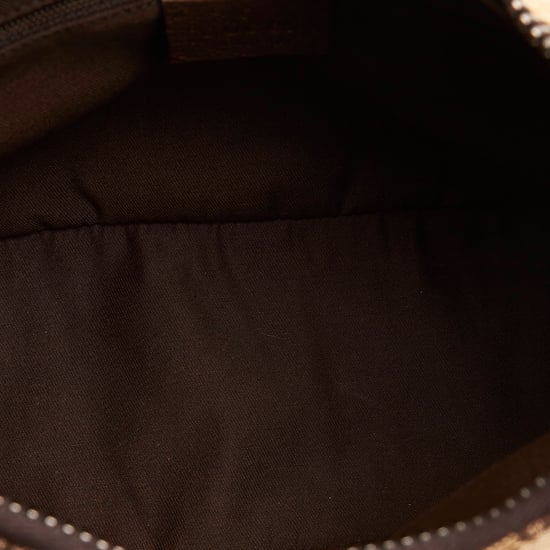 Vintage Gucci GG Canvas Shoulder Bag Brown