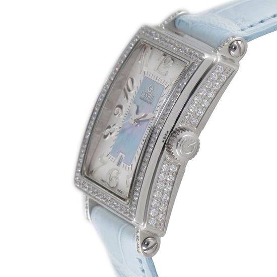 Gevril Dames 7247NV Mini Kwartshorloge Avenue of Americas Blauw Diamant - Image 2